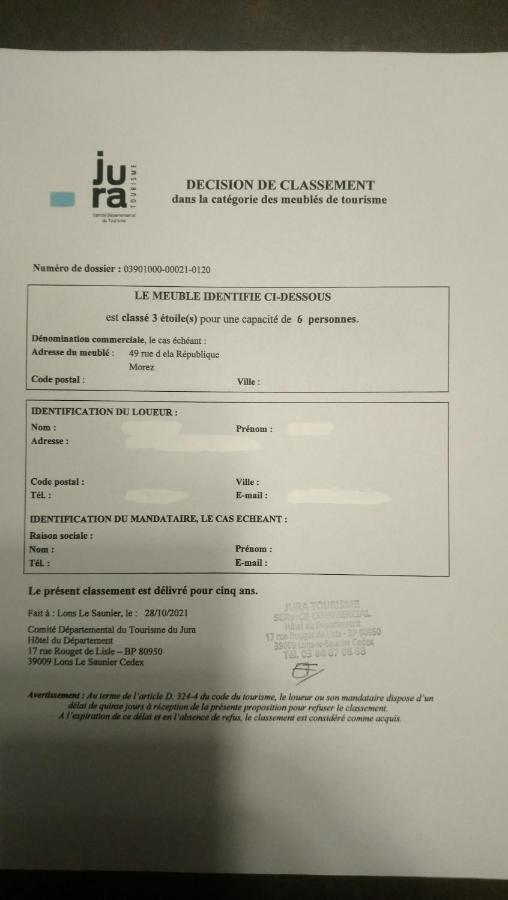 Apart'Bellevue Morez Bagian luar foto
